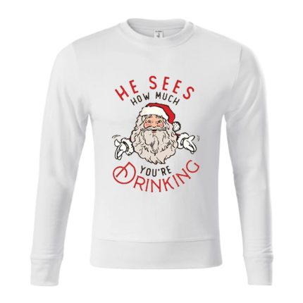 Topla majica s božićnim motivom, personalizirana po želji