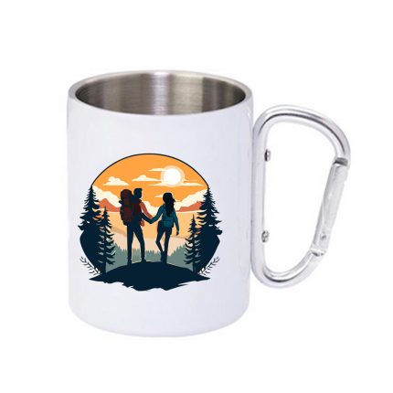 metalna šalica s karabinerom personalizirana